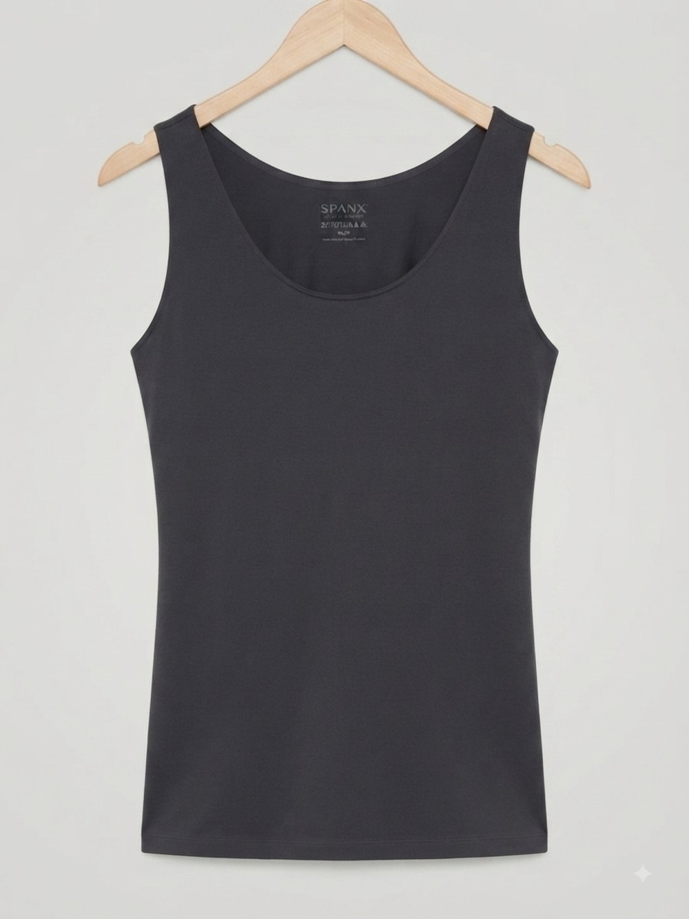 SPANX Women's Black Scoop Neck Shaping In And Out Tank Size Xl